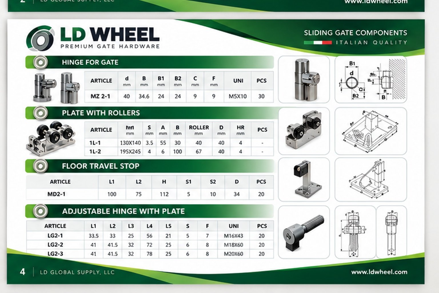 LD WHEEL Catalog Page 4